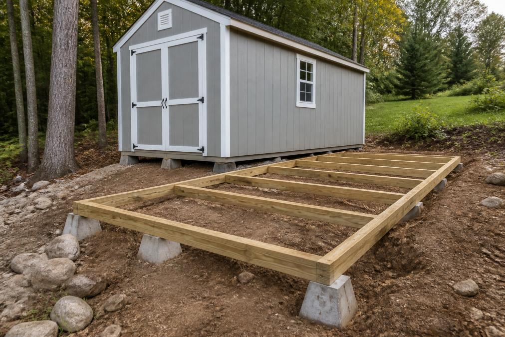Best Shed Foundation for Uneven Ground (2026 Guide)