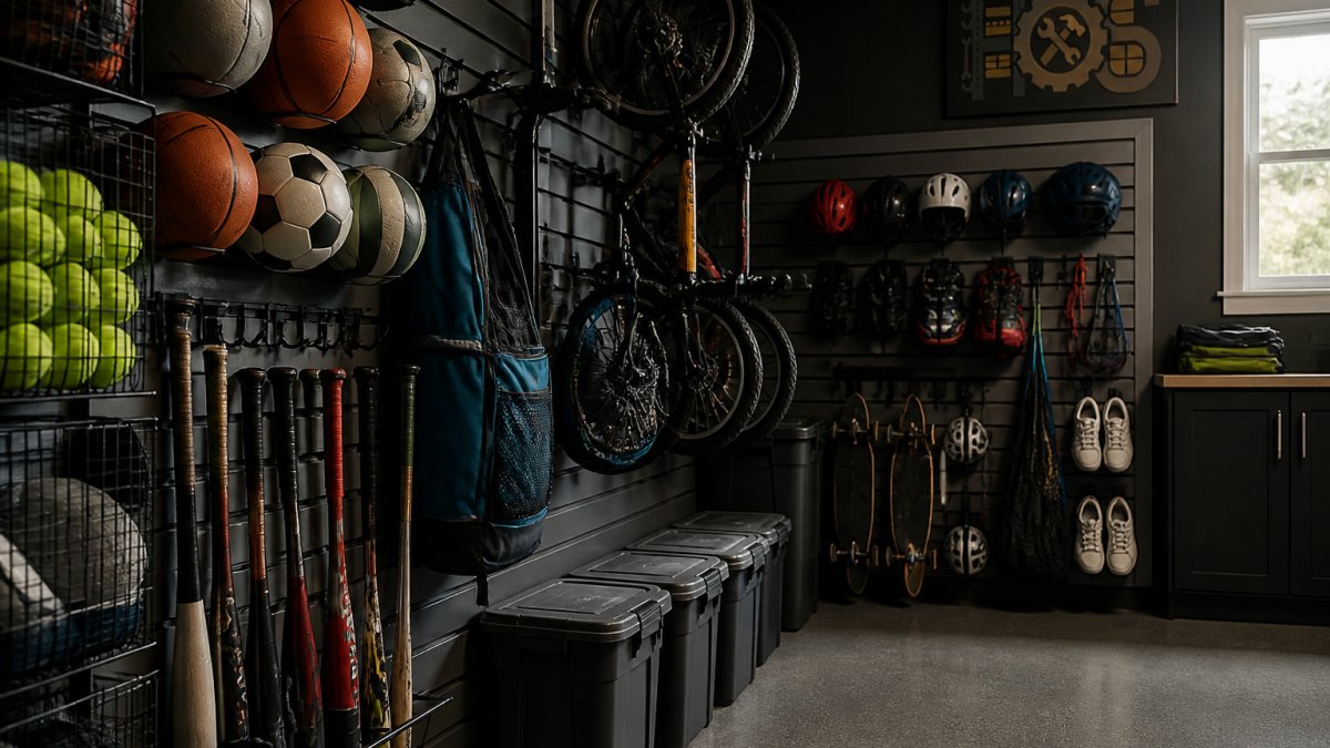 How to Organize Garage Sports Equipment Efficiently