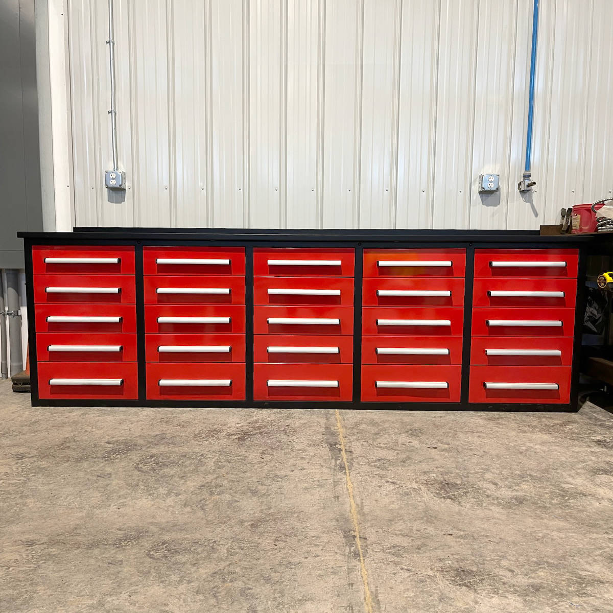 10 ft Heavy Duty Workbench with 25 Drawers