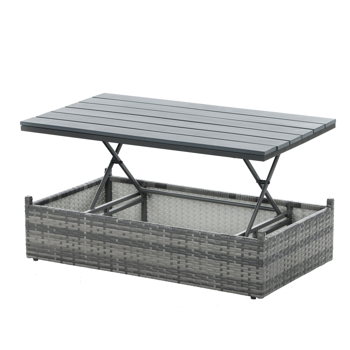 Phttps://shopifyfile.oss-accelerate.aliyuncs.com/attached/image/202403/0933B88623F8456F2D133908FF9A8C79.jpgatio Furniture, Outdoor Furniture, Seasonal PE Wicker Furniture,5 Set Wicker Furniture With Plywood Coffee Table