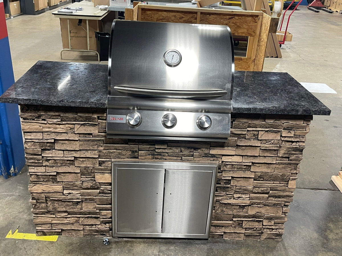 5' WPPO Outdoor Kitchen with Blaze Grill. - Home Outpost Supply