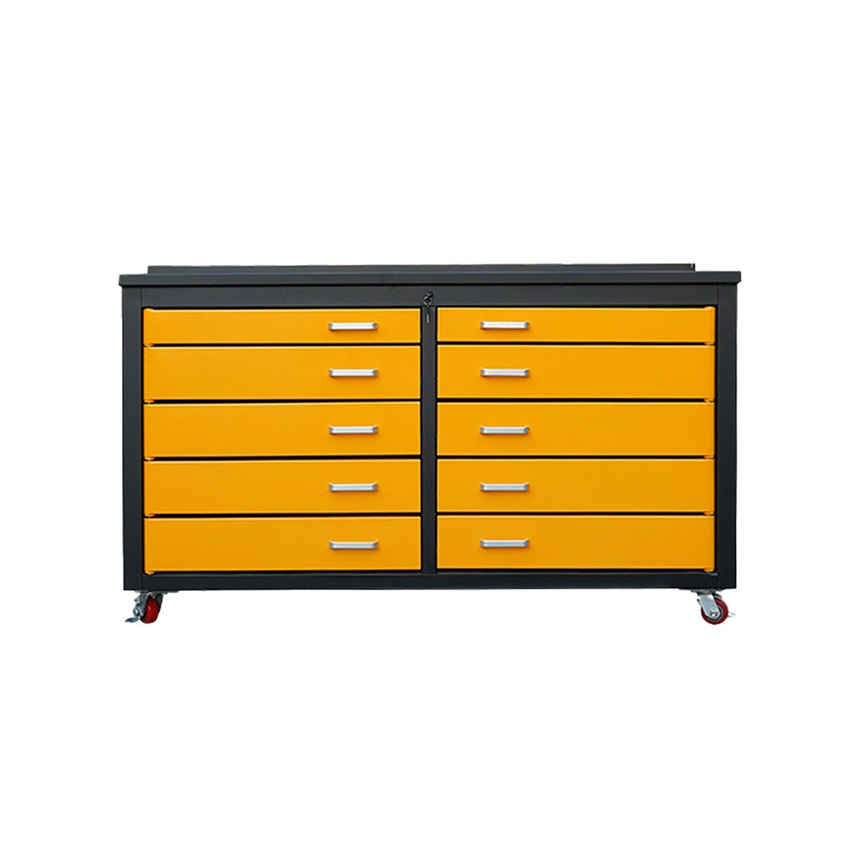 6ft Heavy Duty Mobile Workbench with 10 Drawers - Home Outpost Supply