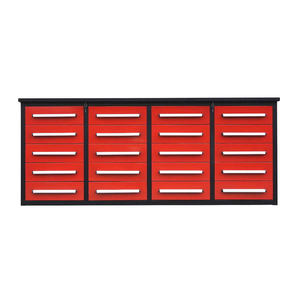 7ft Heavy Duty Garage Workbench Cabinet with 20 Drawers - Home Outpost Supply