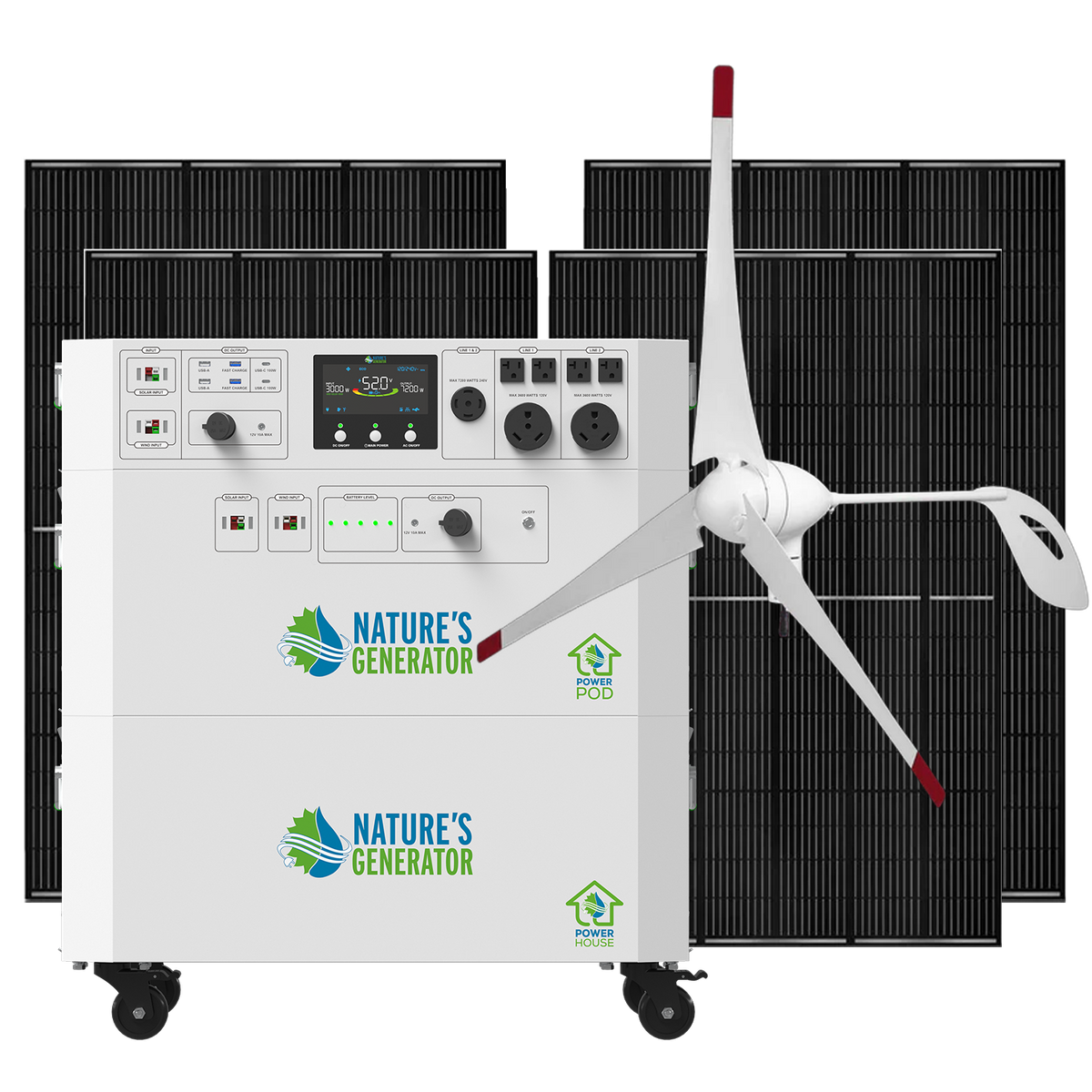 Powerhouse Gen 2 Solar and Wind Generator