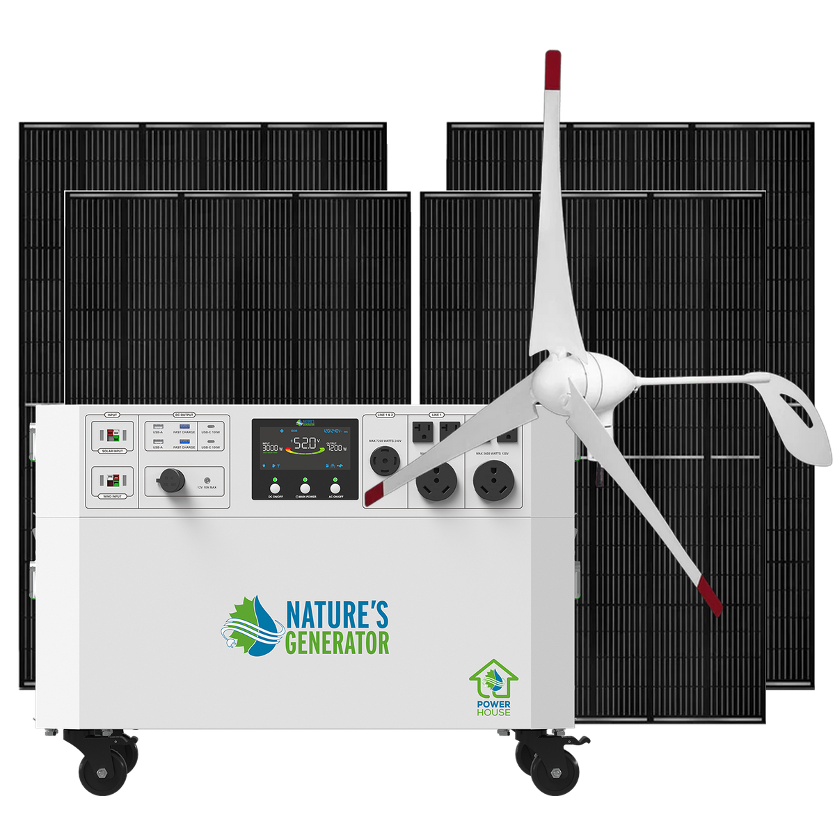 Powerhouse Gen 2 Solar and Wind Generator
