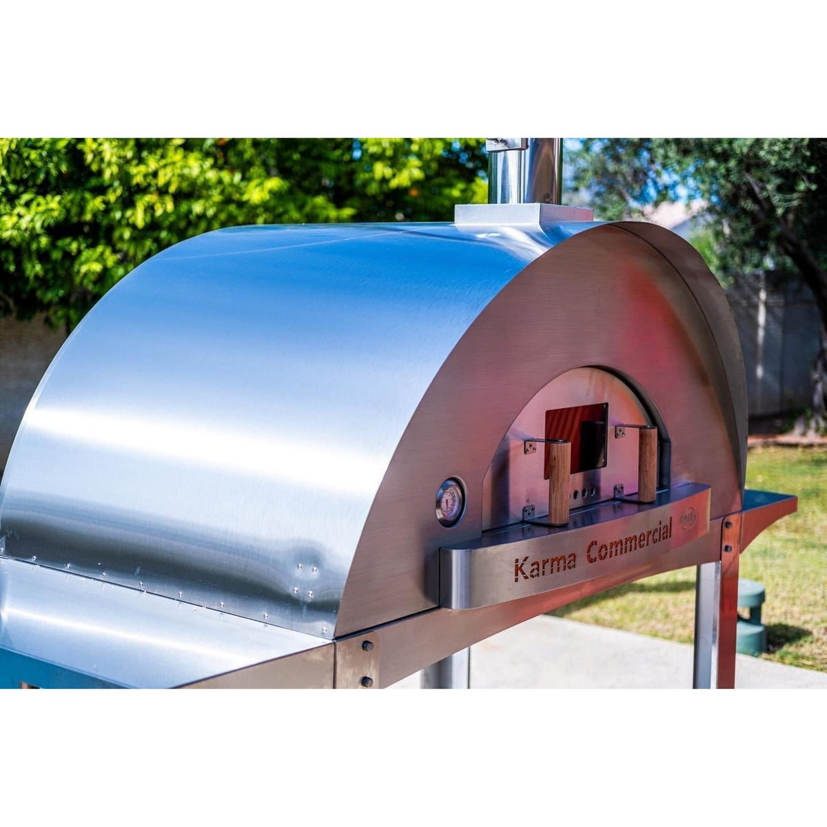 Karma 55 304 Stainless Steel Commercial Wood-Fired Oven - Home Outpost Supply