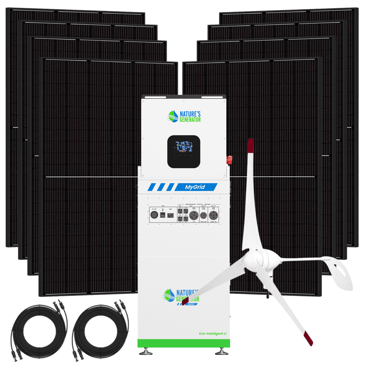 Nature's Generator MyGrid 10K Gen 2 Solar & Wind Home Backup Bundle
