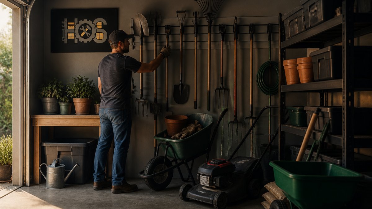 How to Store Garden Tools in a Small Garage