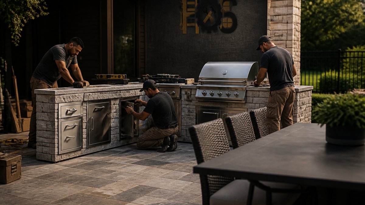 Outdoor Kitchen Installation for Non-DIY Homeowners