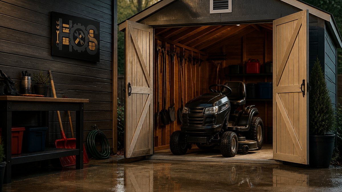What Size Shed Do You Need for a Riding Lawn Mower?