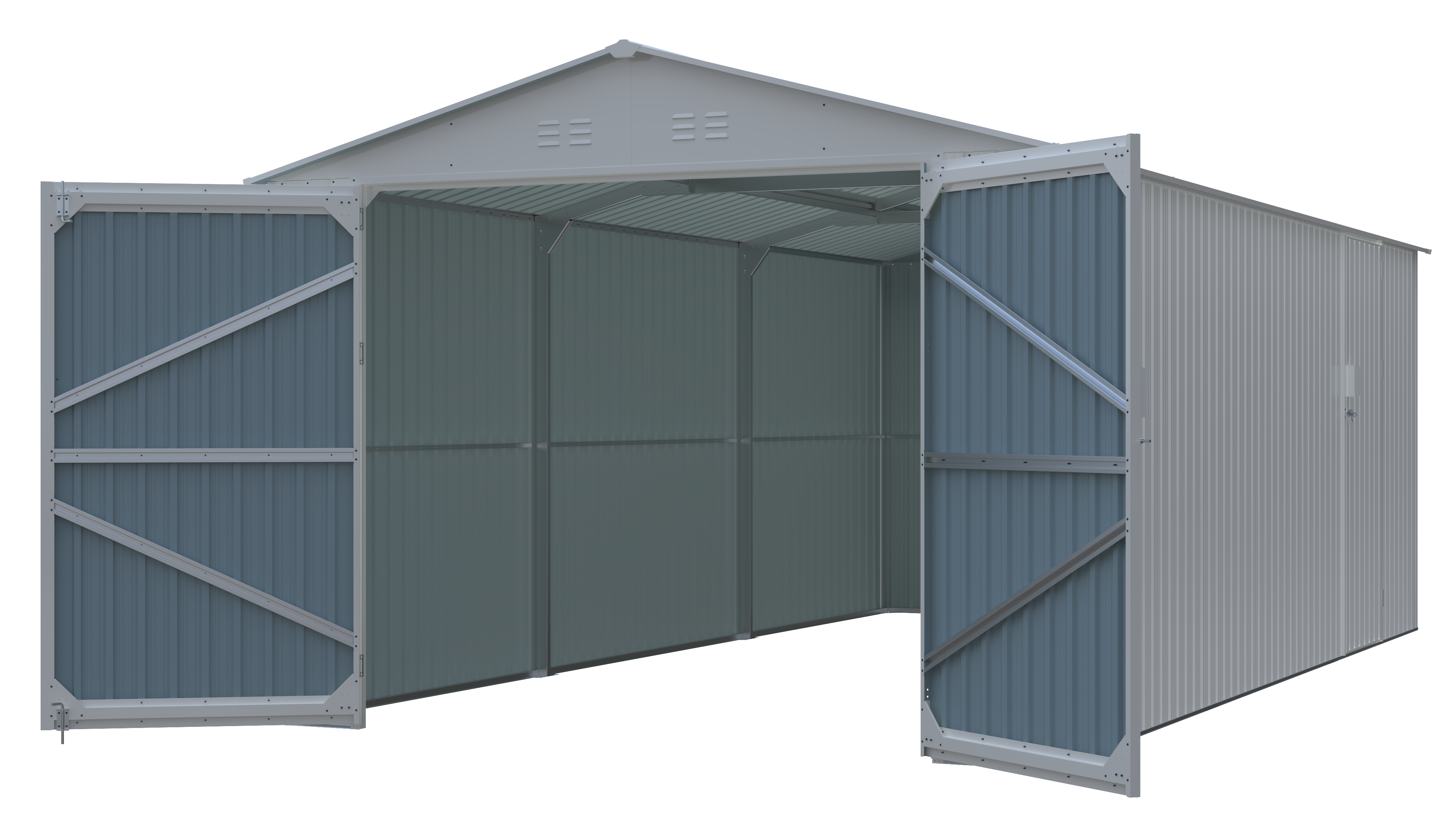 Outdoor Storage Shed 20x13 FT - Metal Garden Shed