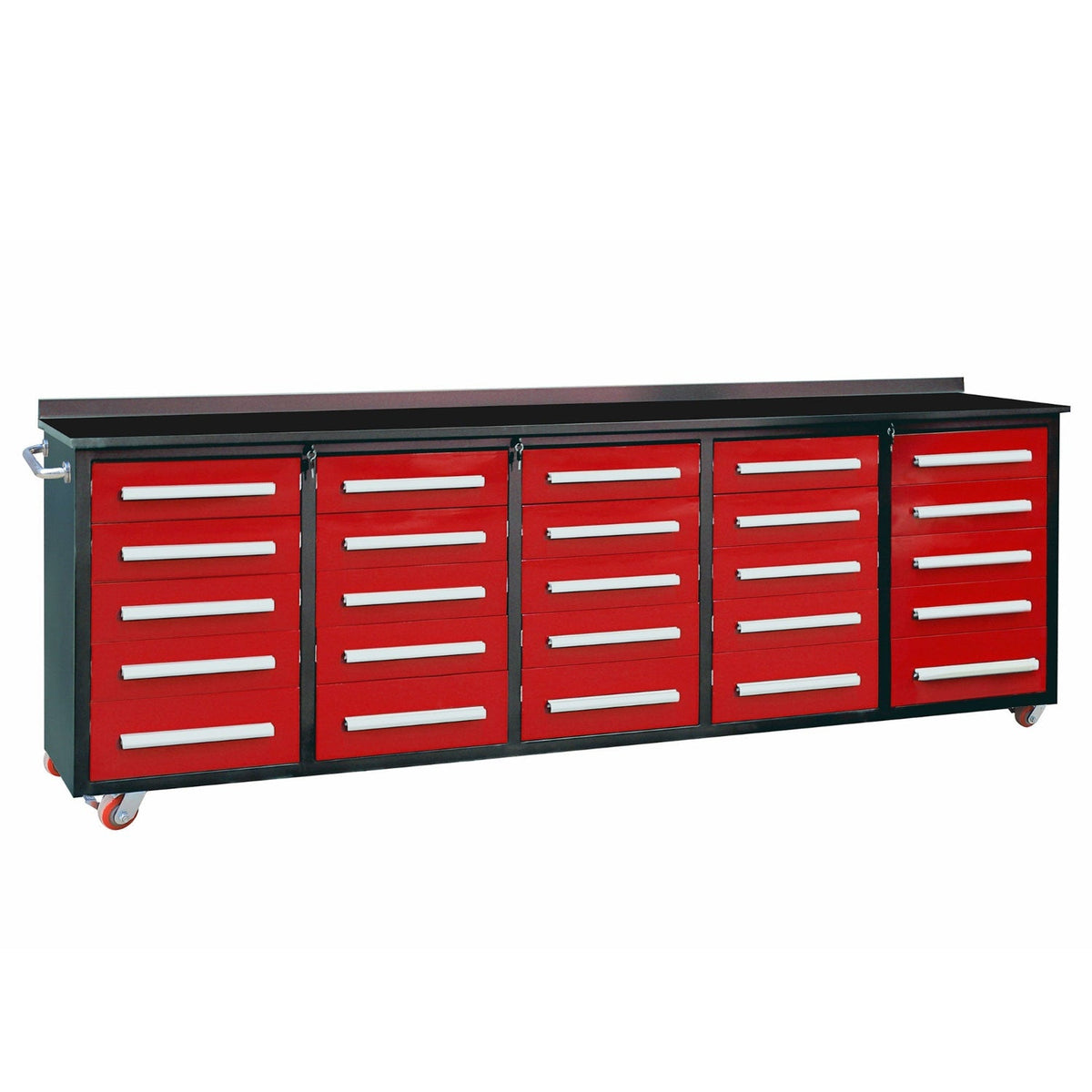10 ft Heavy Duty Workbench with 25 Drawers - Home Outpost Supply