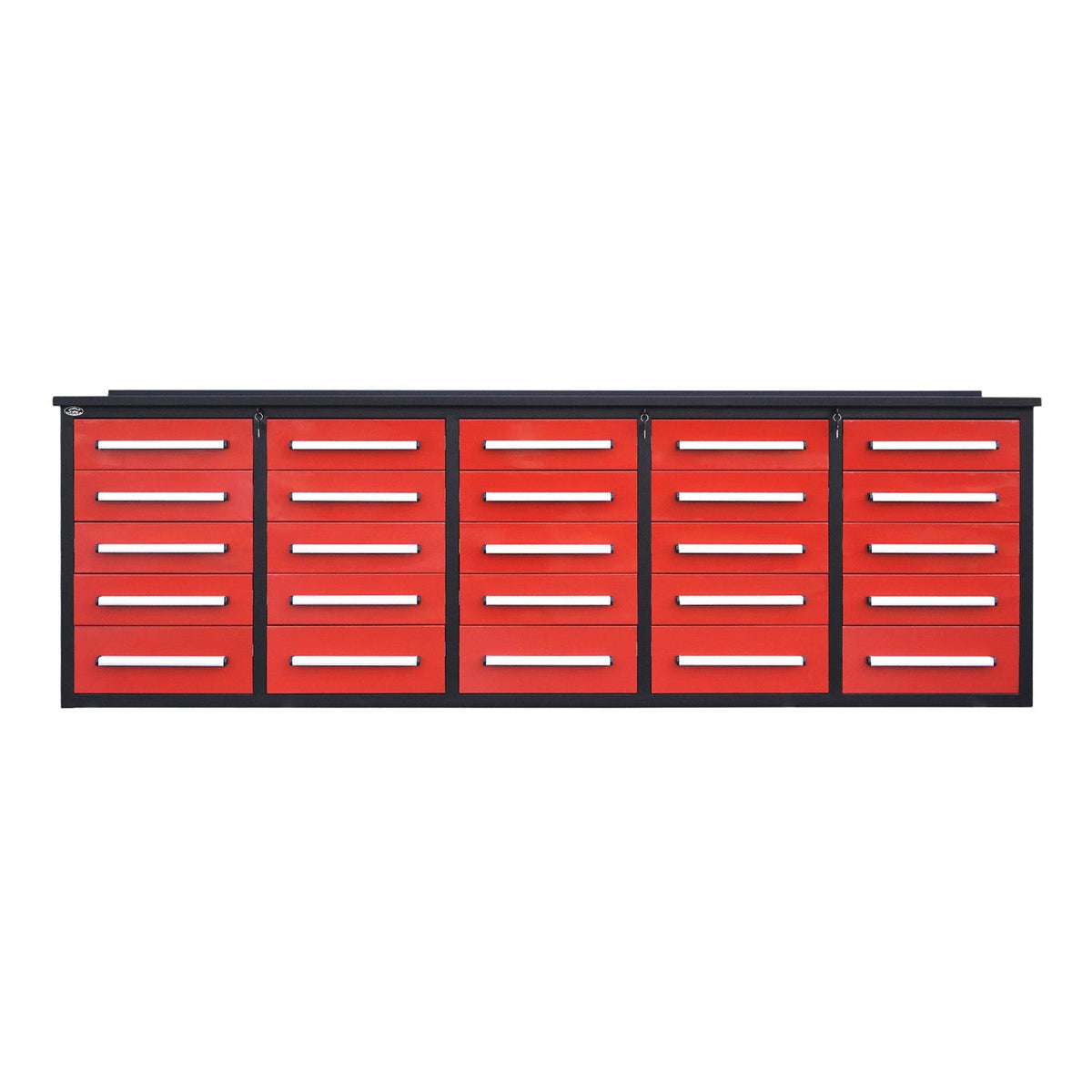 10 ft Heavy Duty Workbench with 25 Drawers - Home Outpost Supply