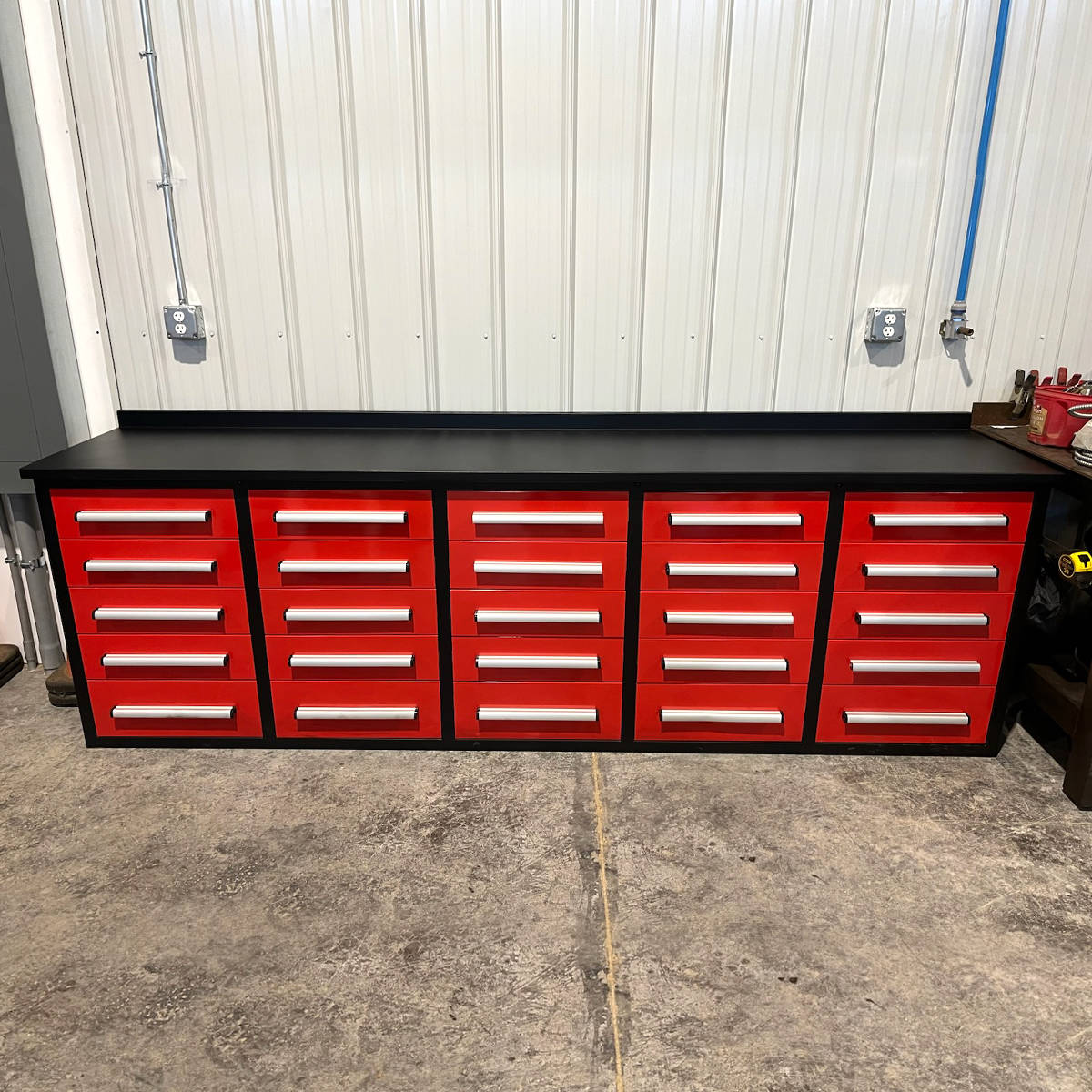 10 ft Heavy Duty Workbench with 25 Drawers