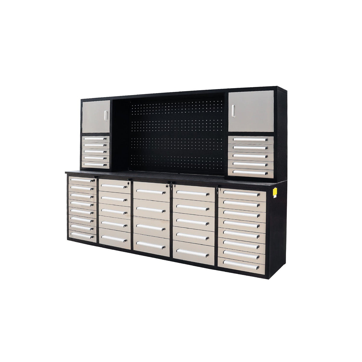 10ft Workbench Cabinet(40 Drawers, 2 Cabinets & 1 Pegboard) - Home Outpost Supply