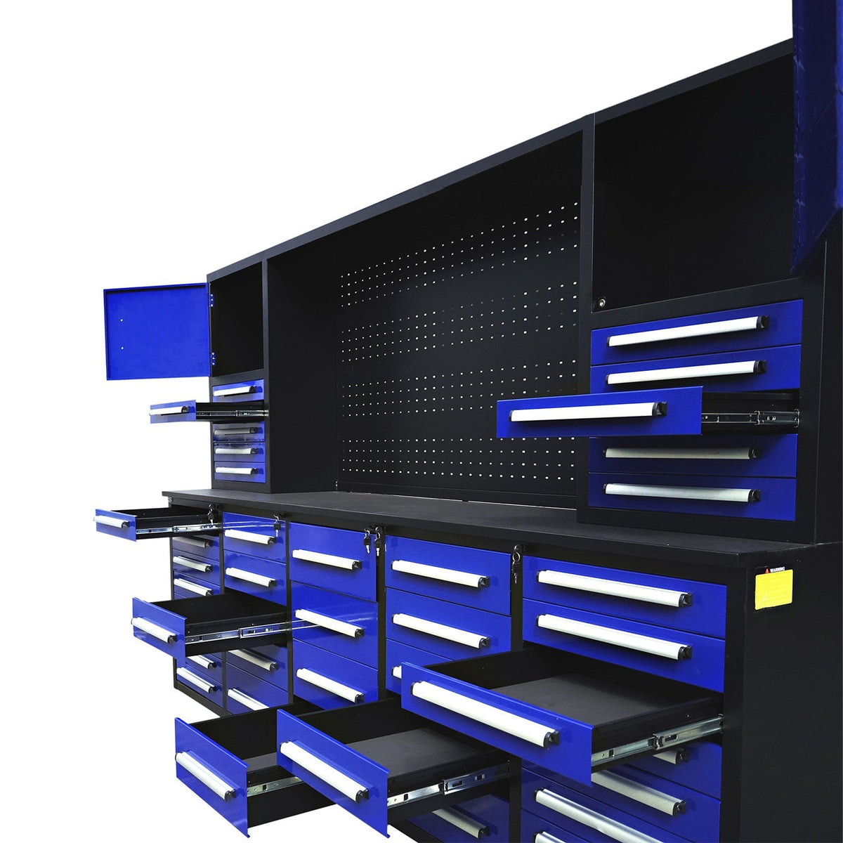 10ft Workbench Cabinet(40 Drawers, 2 Cabinets & 1 Pegboard) - Home Outpost Supply