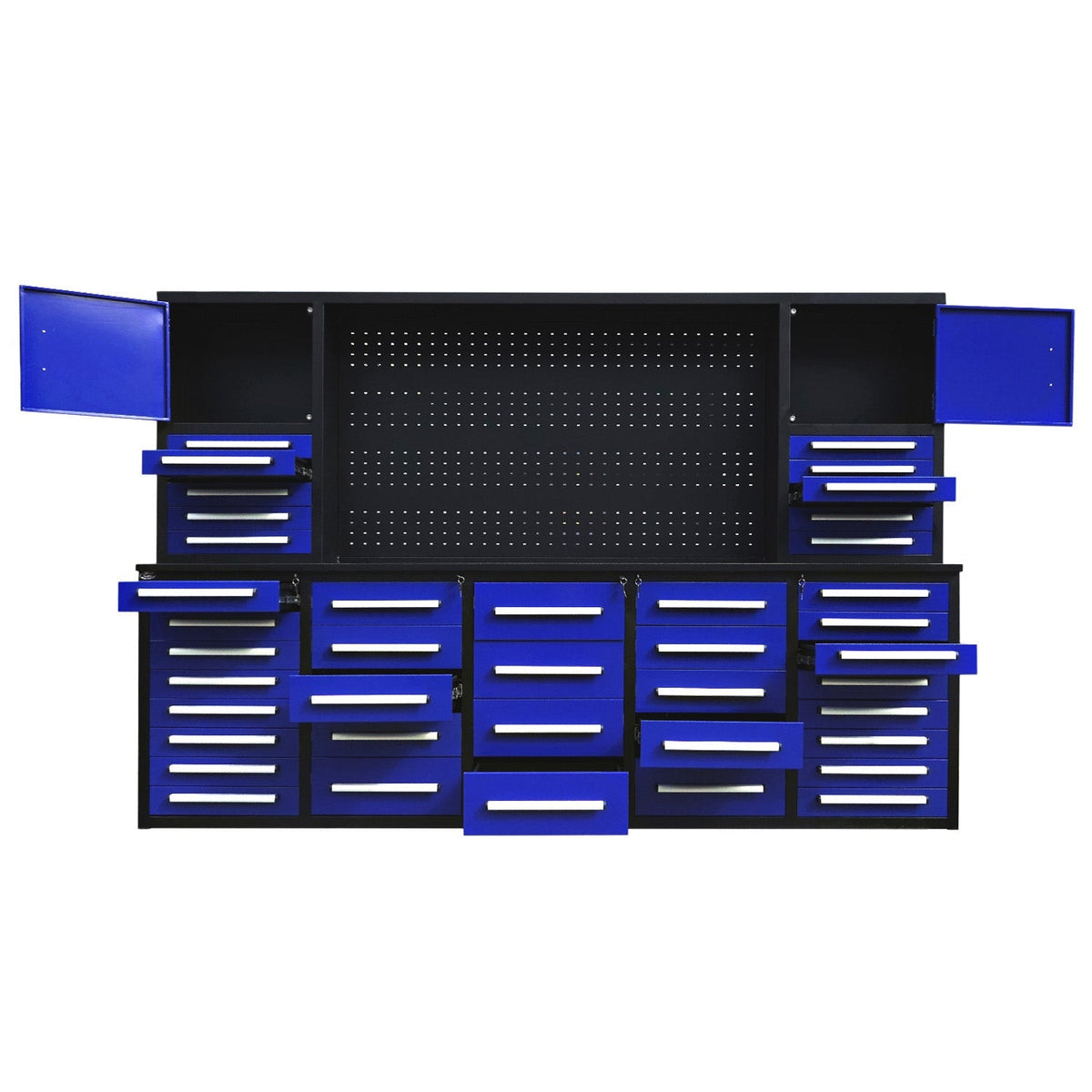 10ft Workbench Cabinet(40 Drawers, 2 Cabinets & 1 Pegboard) - Home Outpost Supply
