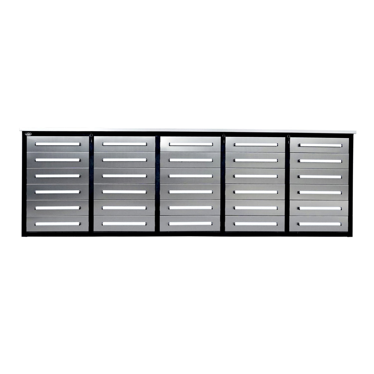 10ft Workbench Storage Cabinet with 30 Drawers - Home Outpost Supply