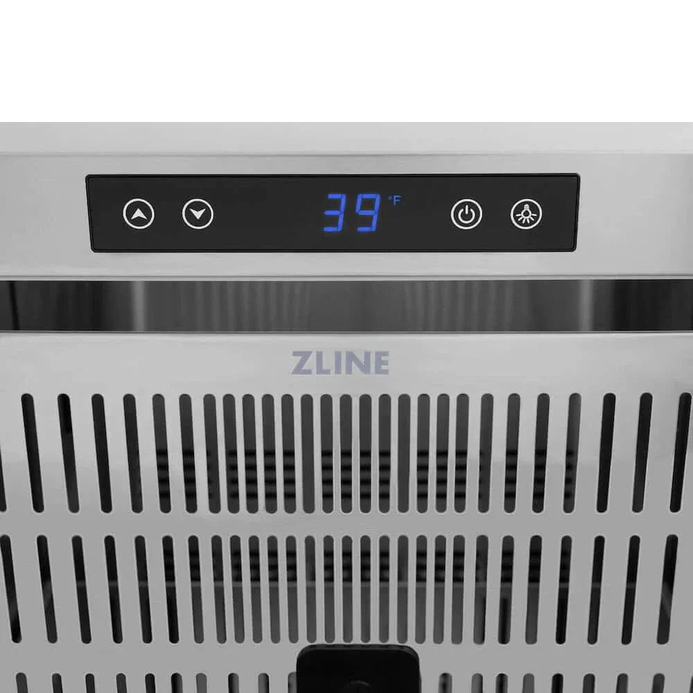 ZLINE 24" Touchstone 168 Can Outdoor-Rated Dual Refrigerator Drawer, Matte Black, RDSOZ-ST-24-MB