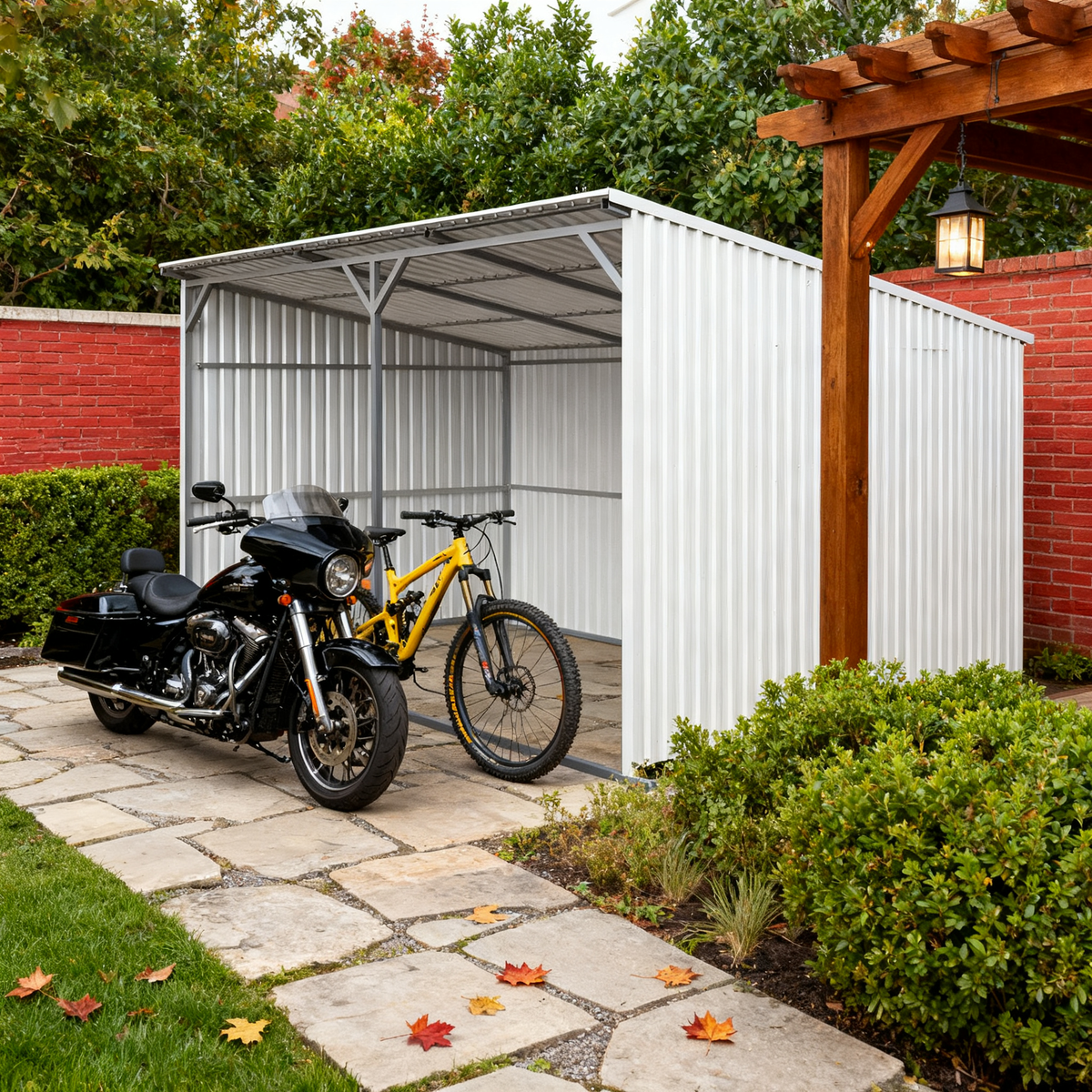 20Ft x 12Ft Livestock Metal Shed – Heavy-Duty Steel Shelter - Home Outpost Supply