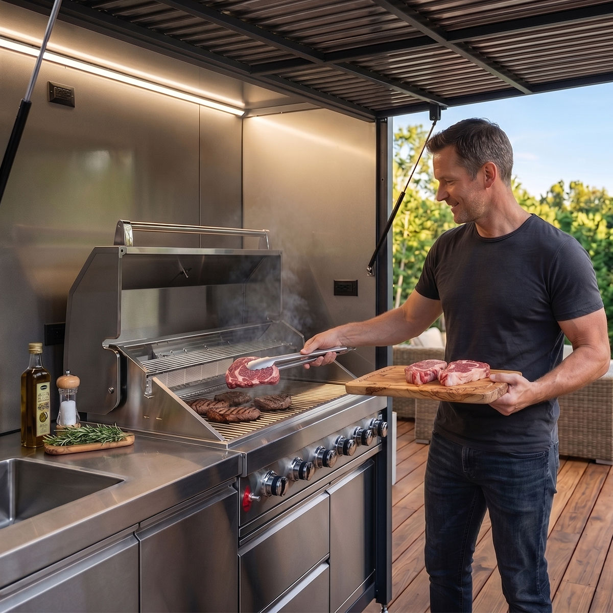 3ftx7ft BBQ House Outdoor Kitchen