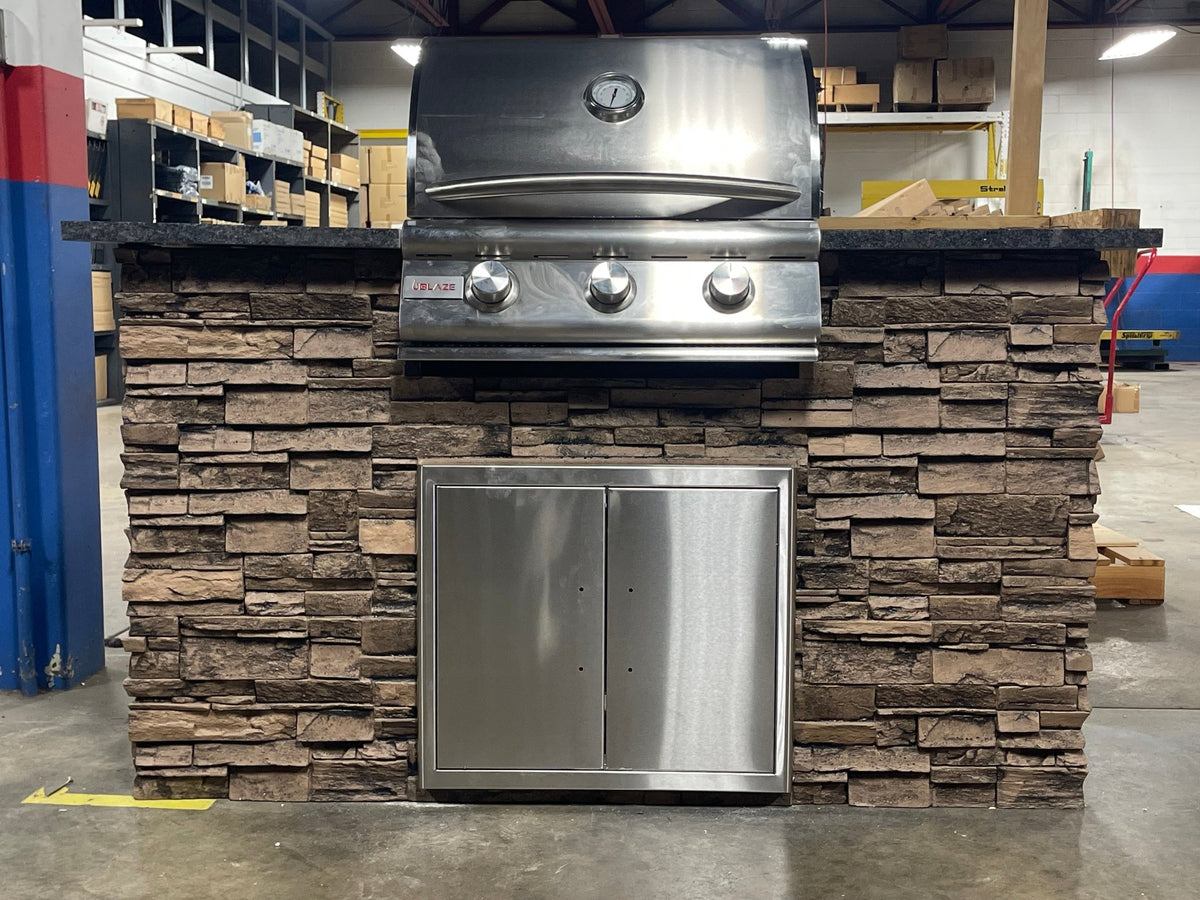 5' WPPO Outdoor Kitchen with Blaze Grill. - Home Outpost Supply