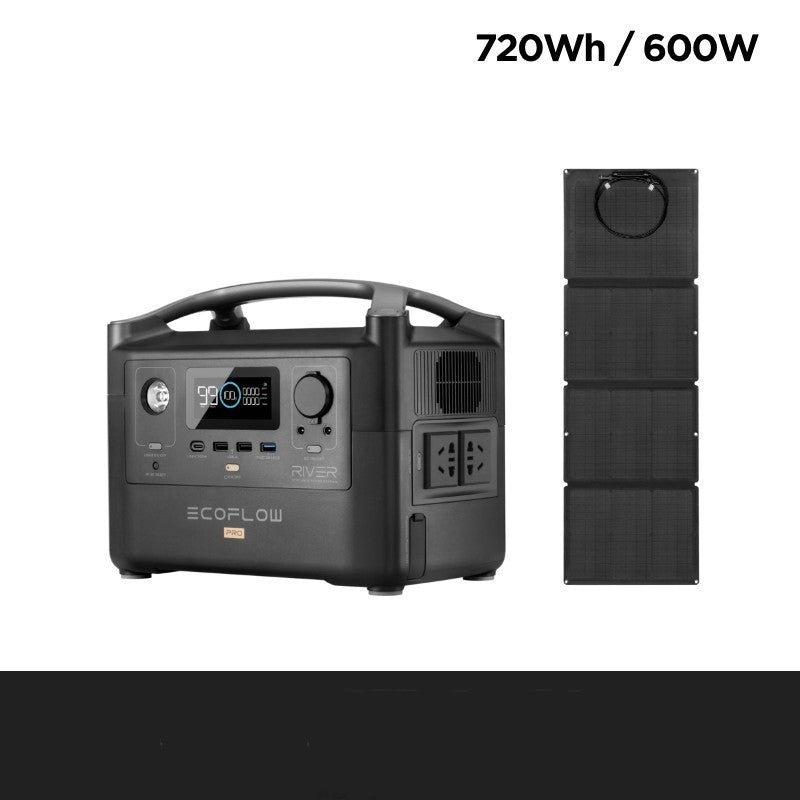 720Wh Portable Power Station – 600W Pure Sine Wave with 100W USB-C