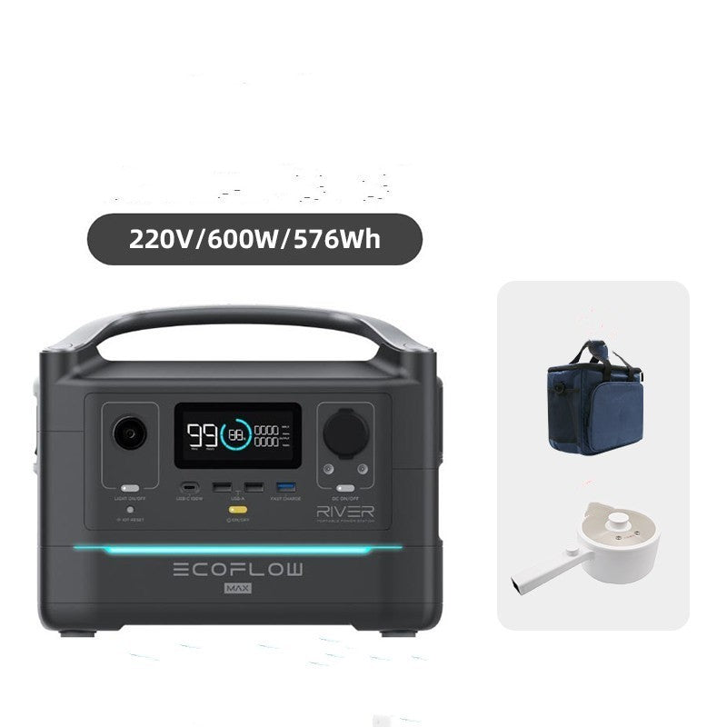 720Wh Portable Power Station – 600W Pure Sine Wave with 100W USB-C