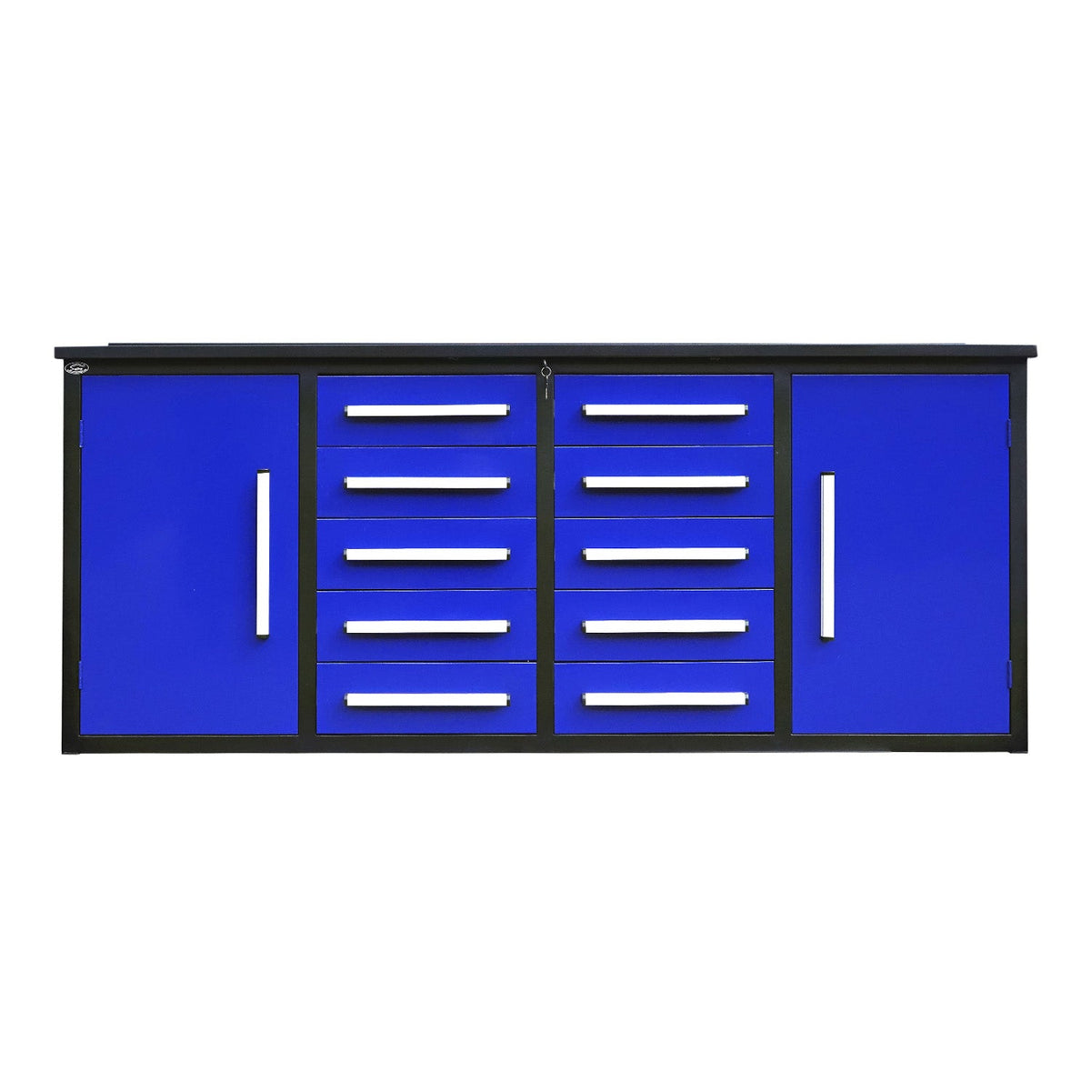 7ft Heavy Duty Workbench with 10 Drawers & 2 Cabinets - Home Outpost Supply