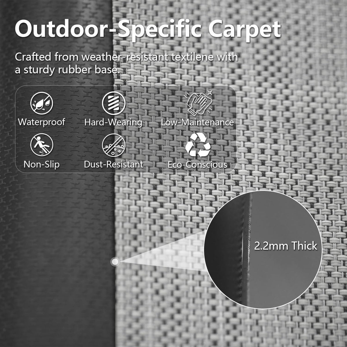 8x16Ft Resin Outdoor Storage Shed with Carpet - Home Outpost Supply