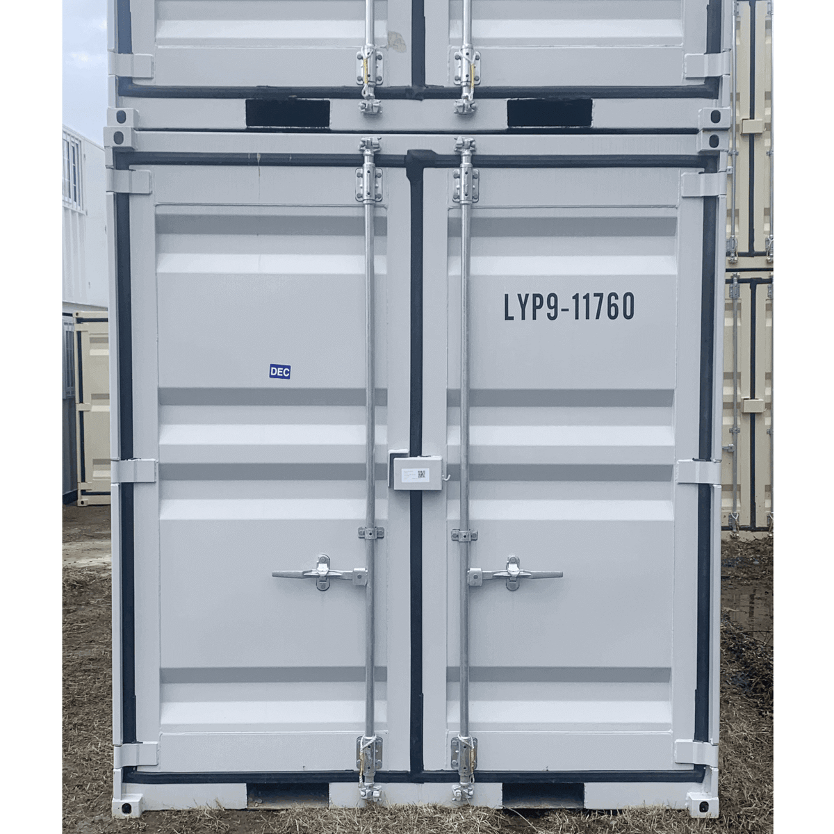 9' Small Steel Shipping Container with Side Door & Window