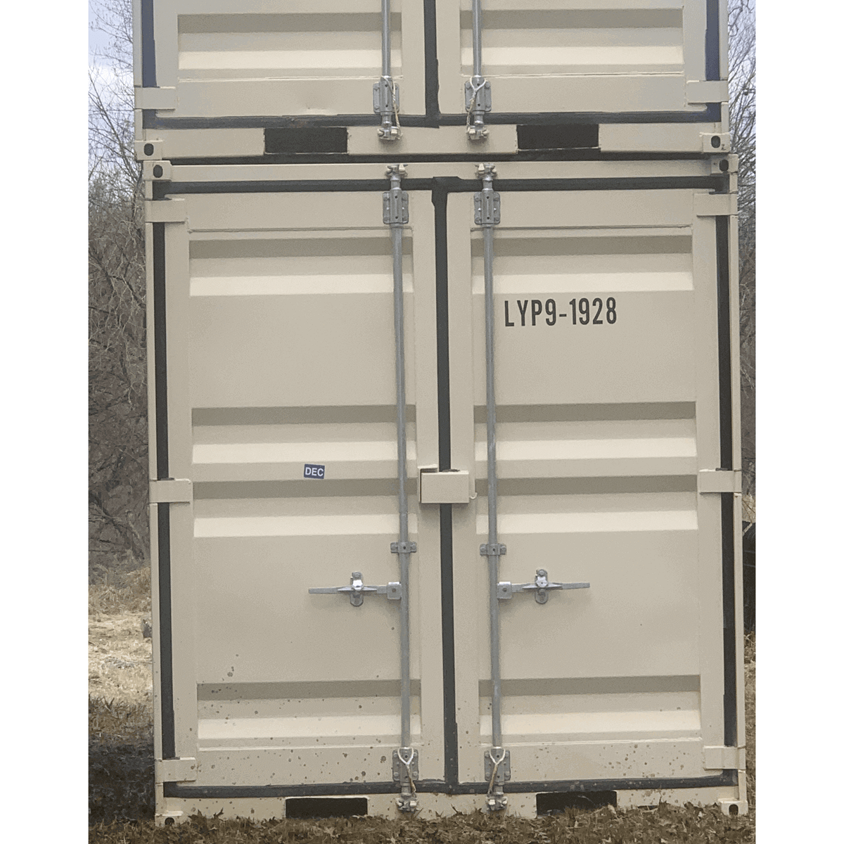 9' Small Steel Shipping Container with Side Door & Window