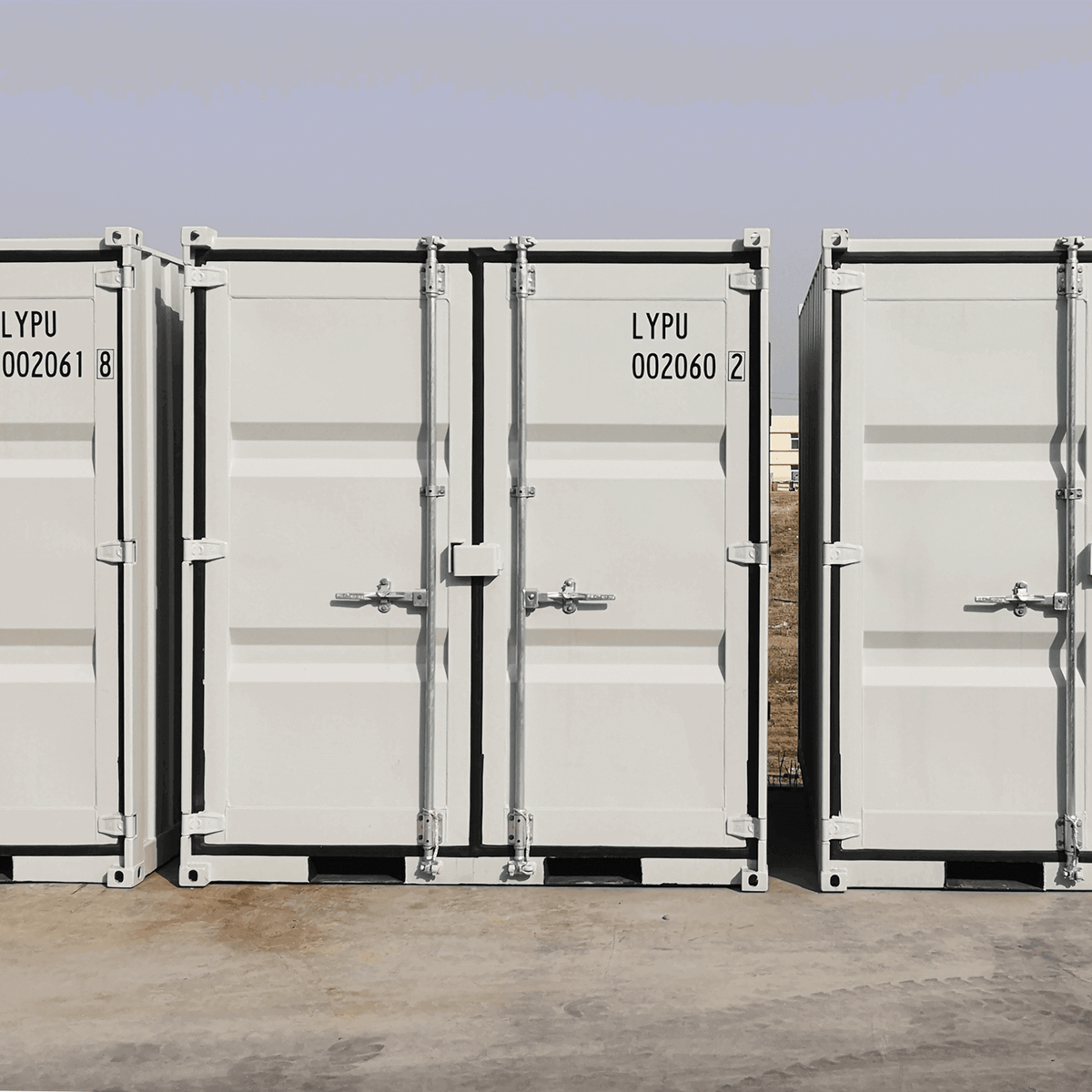 9' Small Steel Shipping Container with Side Door & Window