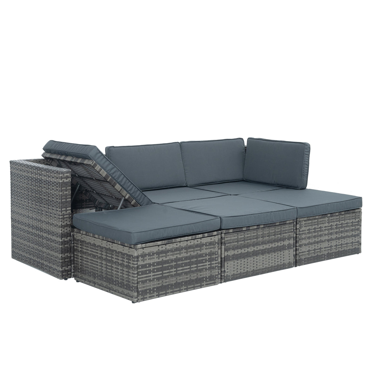 Phttps://shopifyfile.oss-accelerate.aliyuncs.com/attached/image/202403/0933B88623F8456F2D133908FF9A8C79.jpgatio Furniture, Outdoor Furniture, Seasonal PE Wicker Furniture,5 Set Wicker Furniture With Plywood Coffee Table
