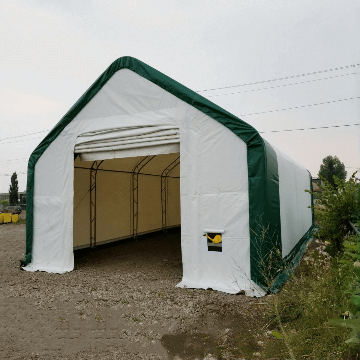 Gold Mountain 20' x 33' Double Truss Storage Shelter – 42 PSF Snow Rated
