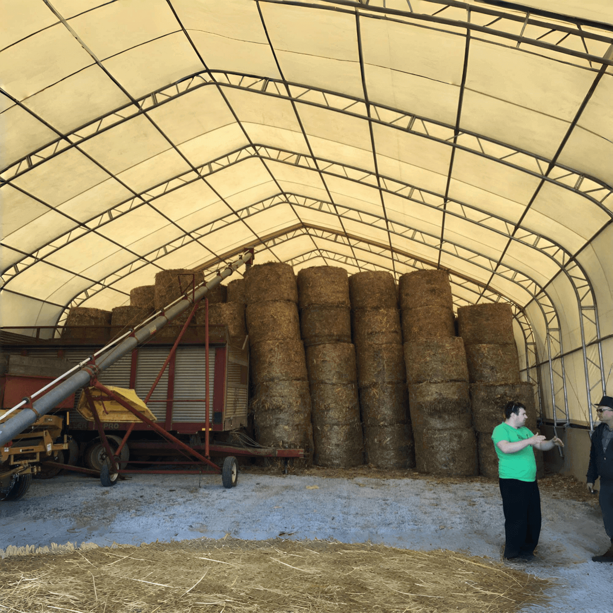 Gold Mountain 40' x 64' Double Truss Storage Shelter – 48 PSF Snow Rated