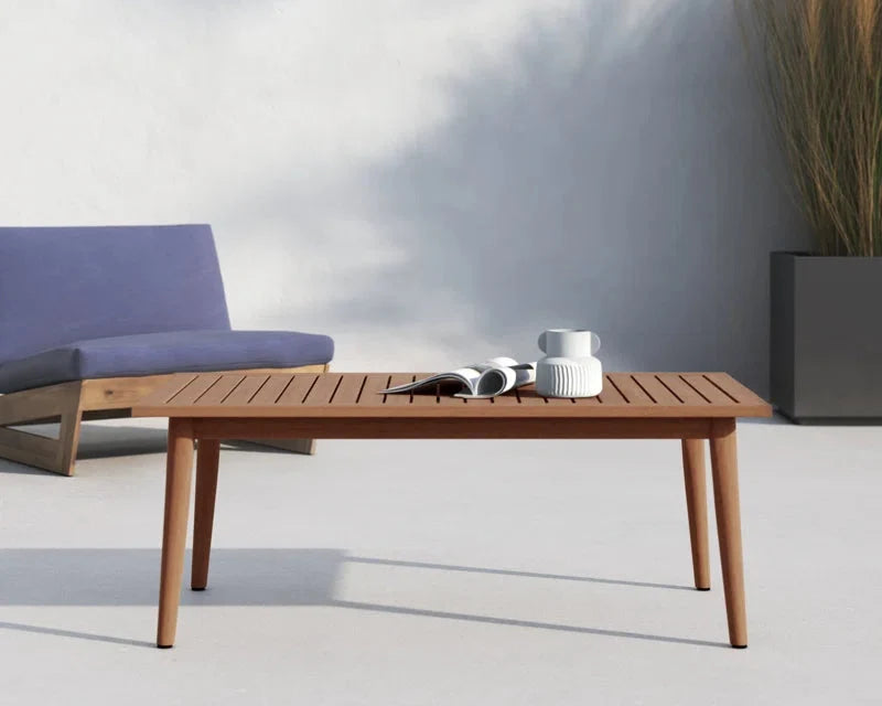 Panther Outdoor Wicker Seating Set with FSC Eucalyptus Wood & Cushions