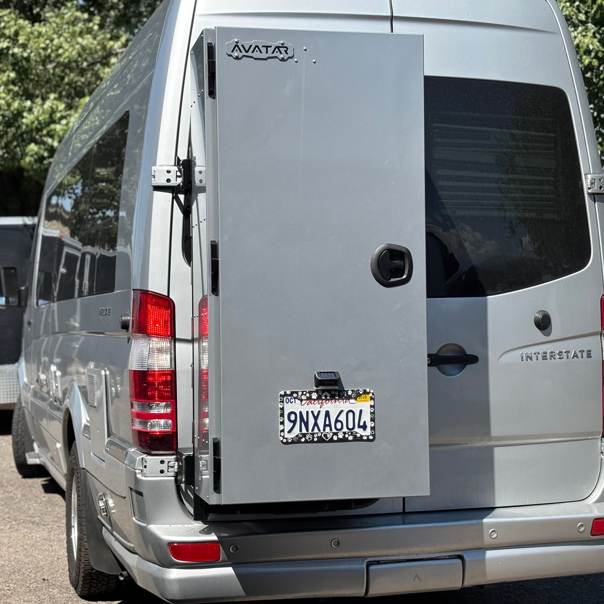 Avatar Offroad Caddie Golf Storage Box mounted on vehicle rear exterior