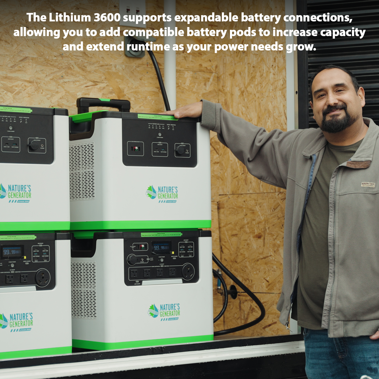 Nature's Generator Lithium 3600 Solar Generator