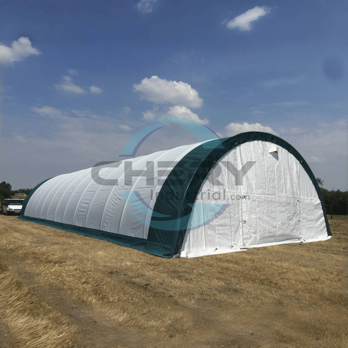 W40'xL80'xH20' Single Truss Arch Storage Shelter