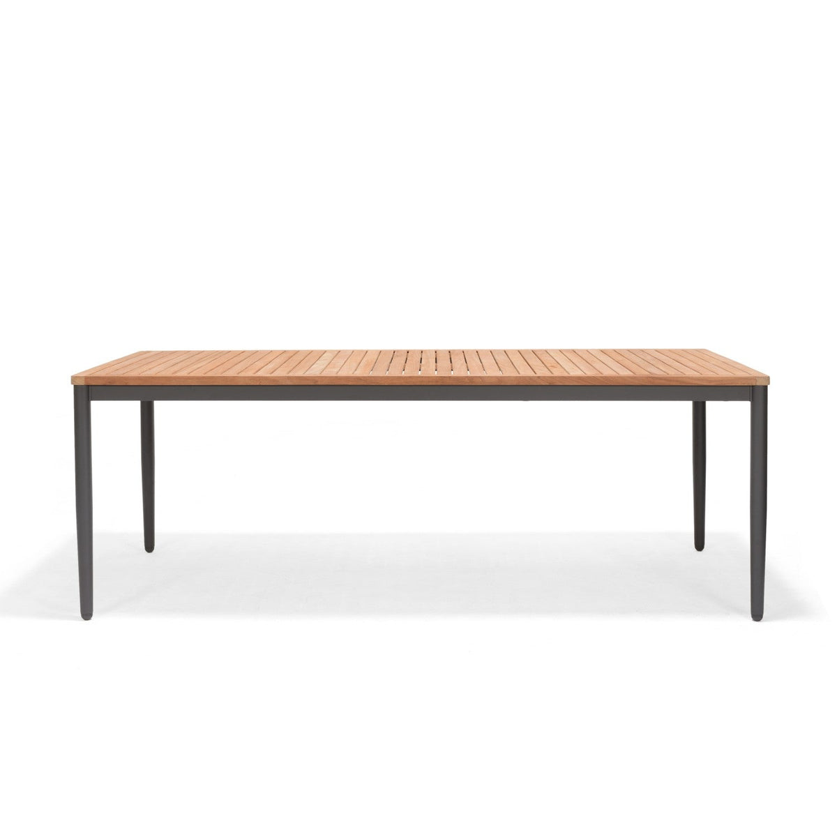 Topaz 78.7" Rectangular Outdoor Dining Table – FSC Teak & Aluminum