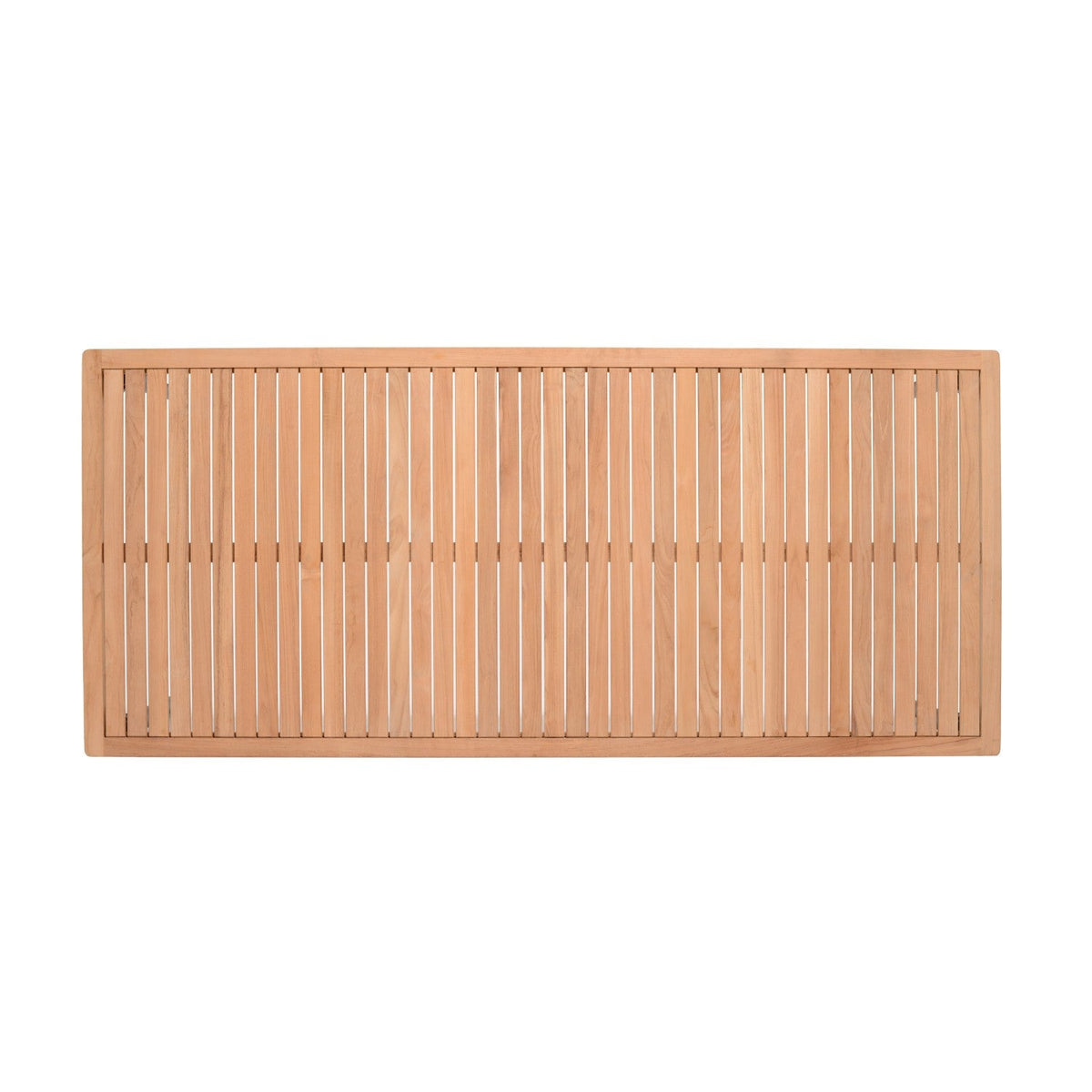 Topaz 78.7" Rectangular Outdoor Dining Table – FSC Teak & Aluminum