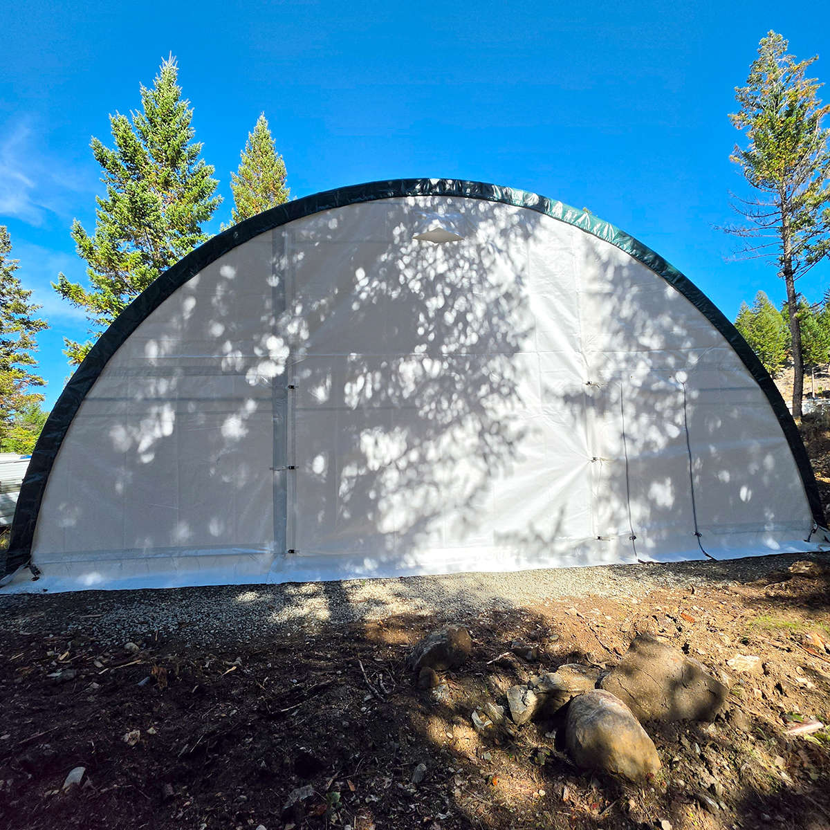 Gold Mountain 30' x 40' Single Truss Storage Shelter – 15' High