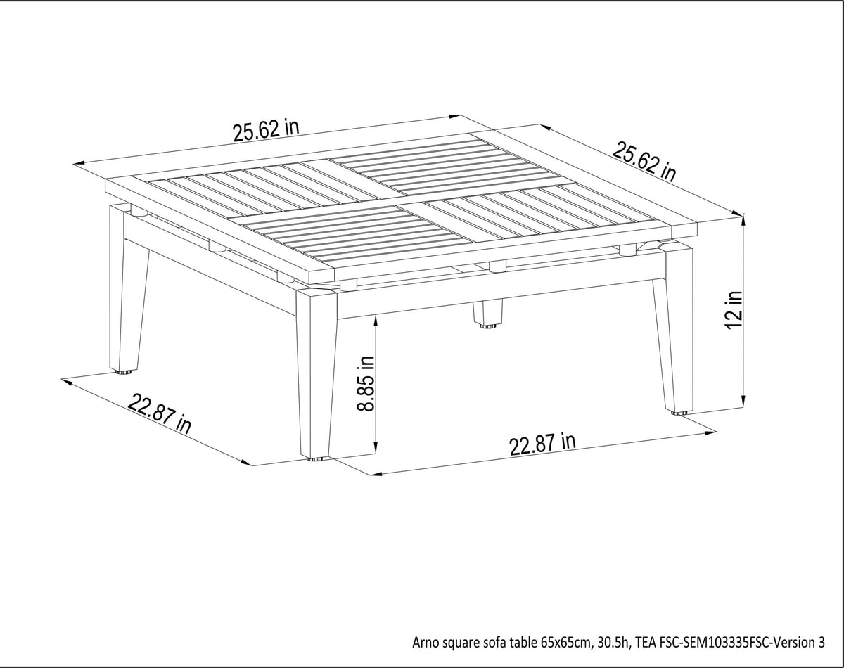 Arno 6pc Corner Set Dark - Home Outpost Supply