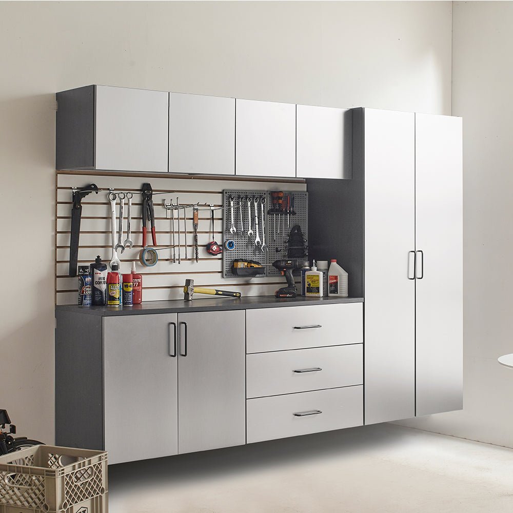 Astro Series 96 in. W x 79 in. H x 20 in. D Garage Cabinet Set B - Home Outpost Supply