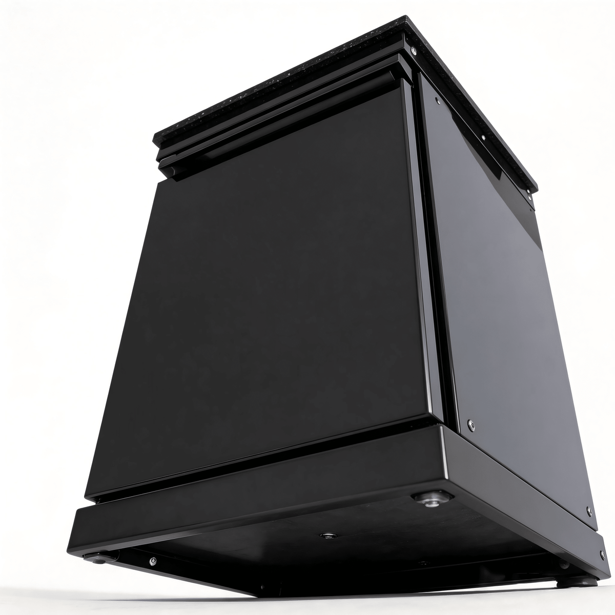 Black Single-door Storage Locker Outdoor Kitchen Islands - Home Outpost Supply