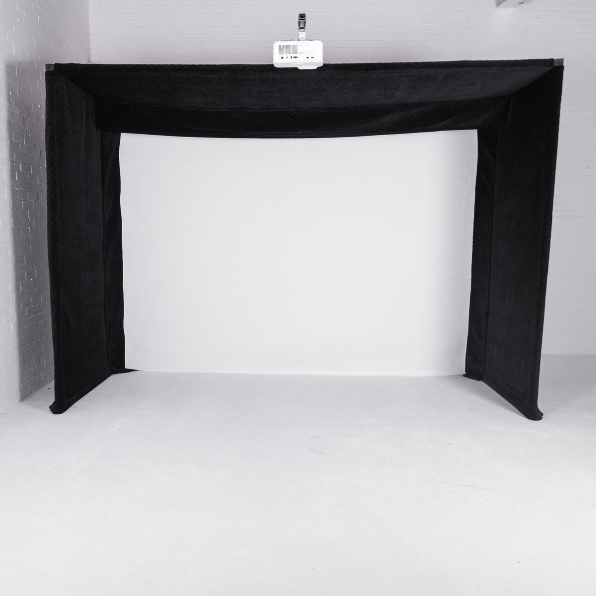 GolfBays Lux Golf Simulator Hitting Enclosure - Home Outpost Supply