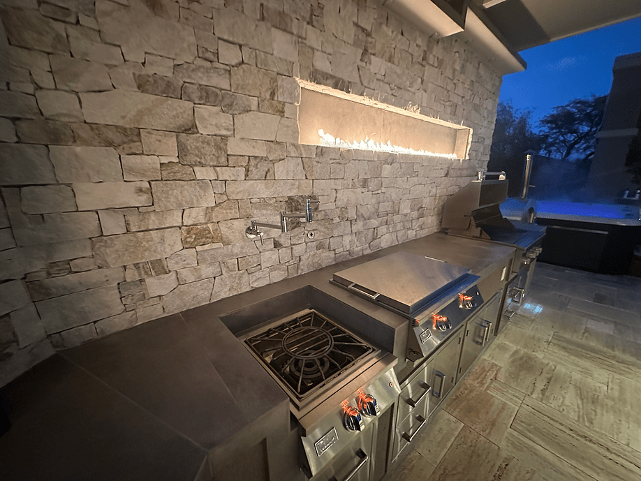 KoKoMo Luxury Outdoor Kitchen BBQ Island - Custom Built Premium Cooking Station for Your Backyard - Home Outpost Supply