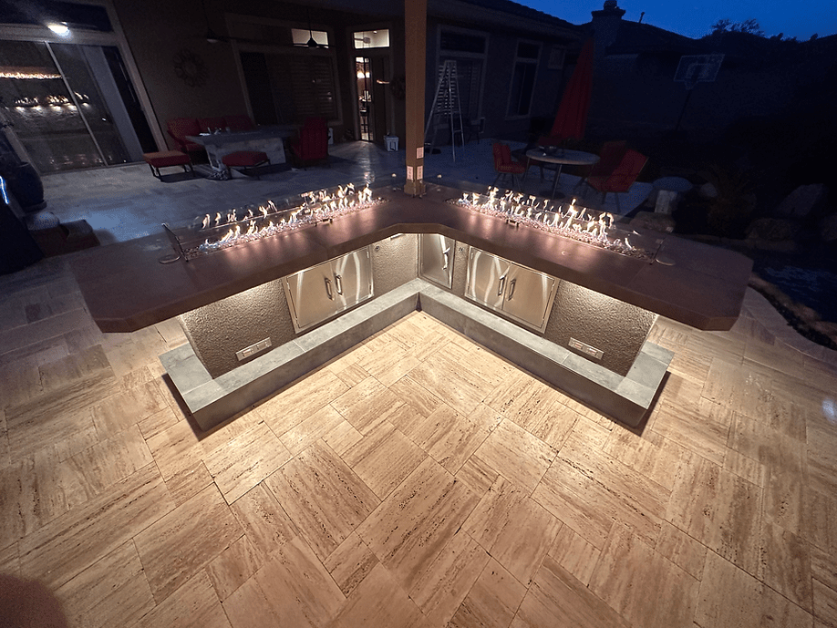 KoKoMo Luxury Outdoor Kitchen BBQ Island - Custom Built Premium Cooking Station for Your Backyard - Home Outpost Supply