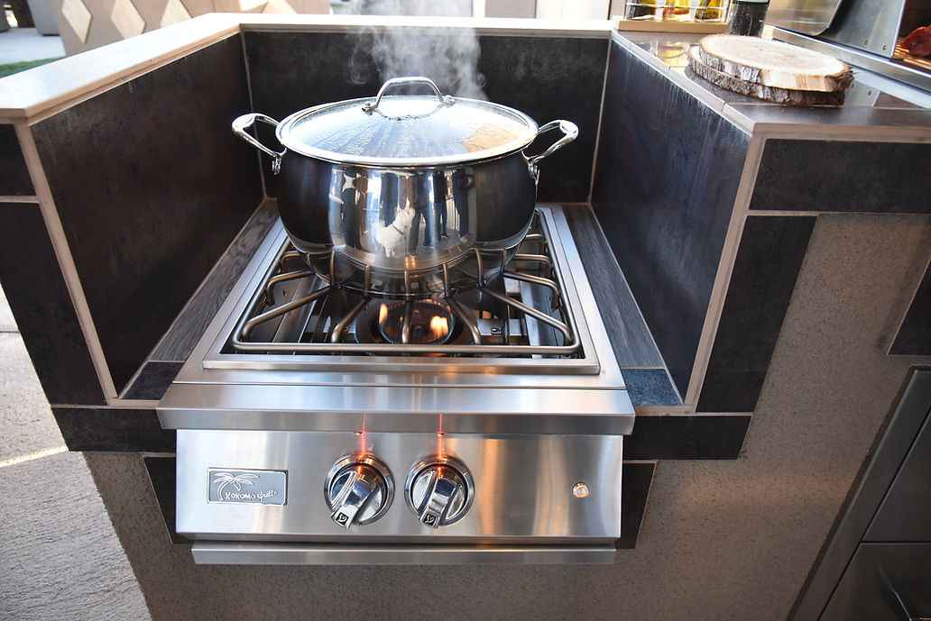KoKoMo Montego Outdoor Kitchen BBQ Island – Stylish Built-In Grill Island for Patios - Home Outpost Supply